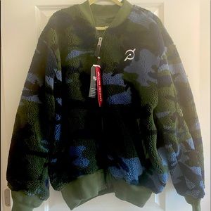 PELOTON X Alpha Industries Fleece Bomber Jacket